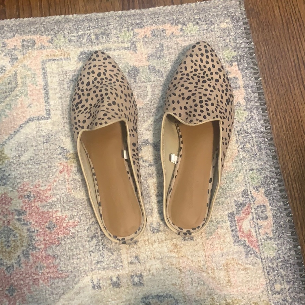 Animal print mules size 7 1/2